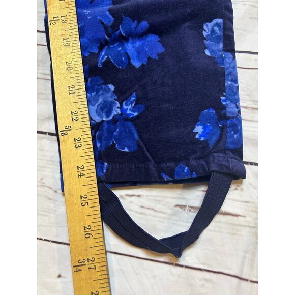 isaacmizrahilive Blue Floral 12 Petite Dress Pants Cottagecore - Picture 7 of 10